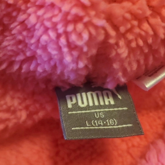 Puma Girls plush zip up - Picture 3 of 3